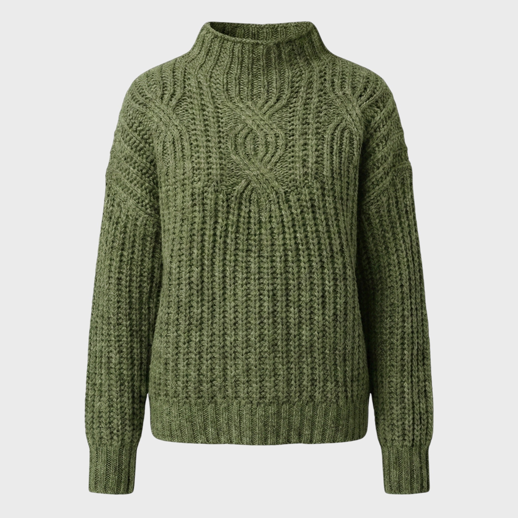 Aroa – Högkragad Stickad Tröja