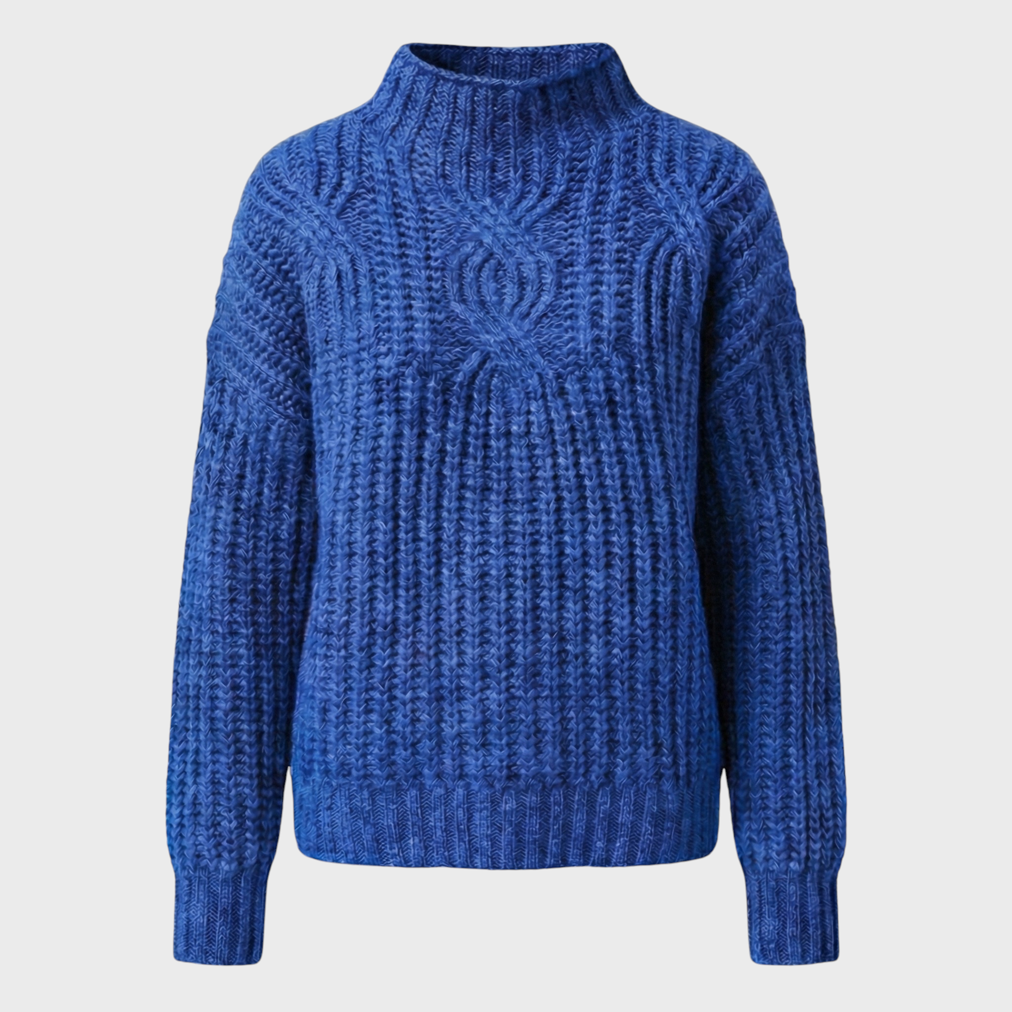 Aroa – Högkragad Stickad Tröja