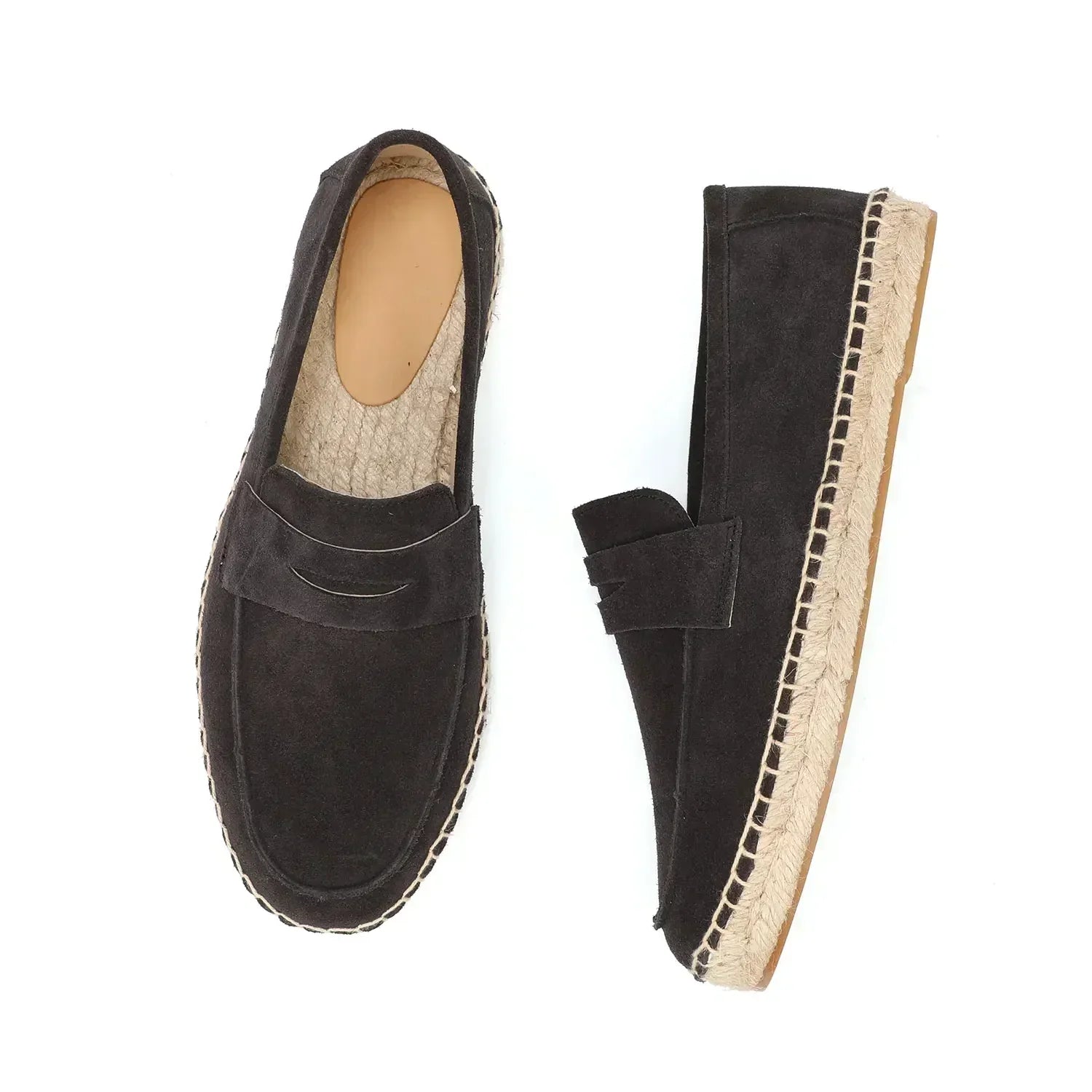 Eleganta espadrillos i mocka