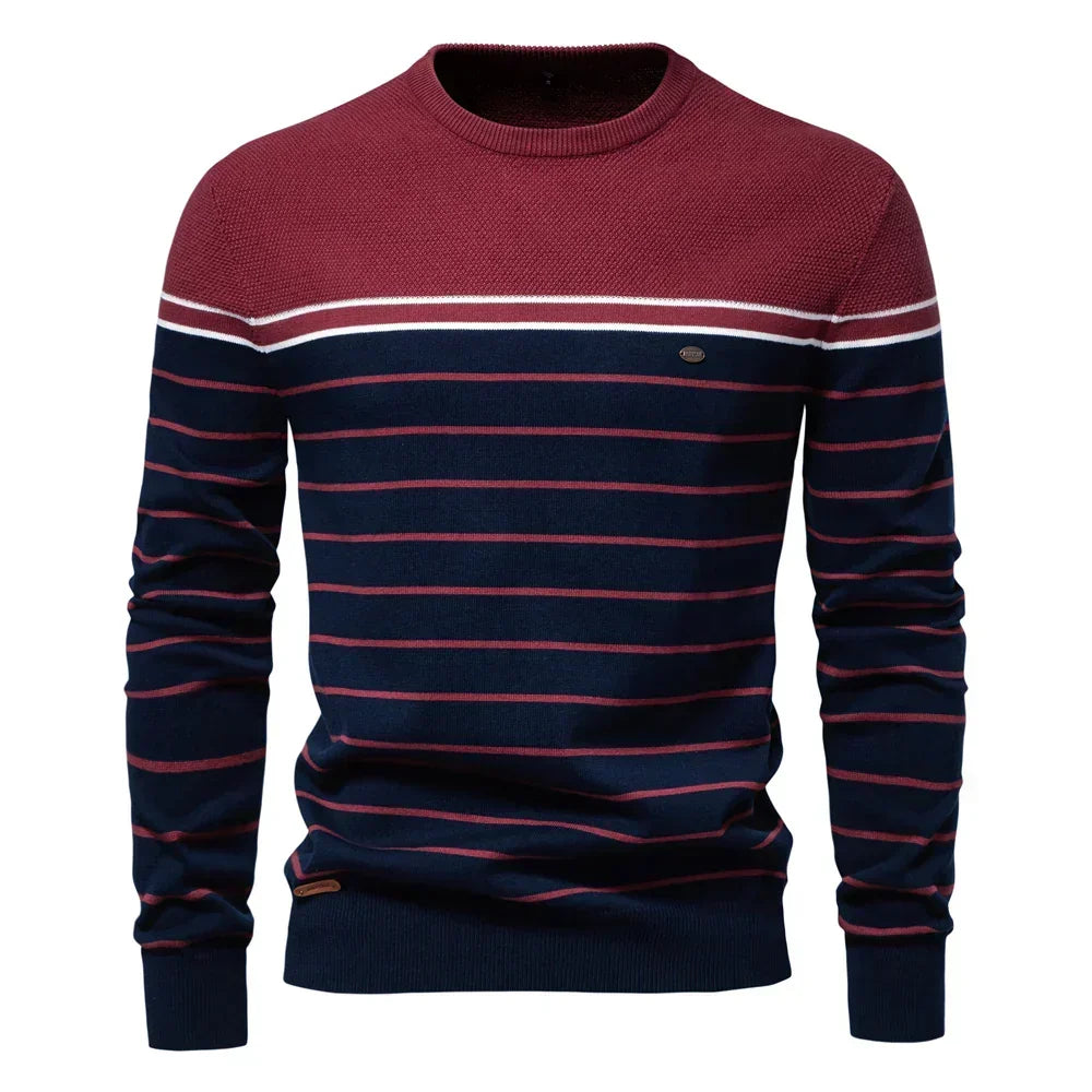 Wagenfeld™ | Herrtröja med randig design