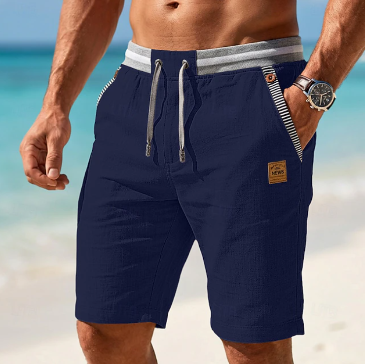 Mason | Lätta sommarshorts med dragsko