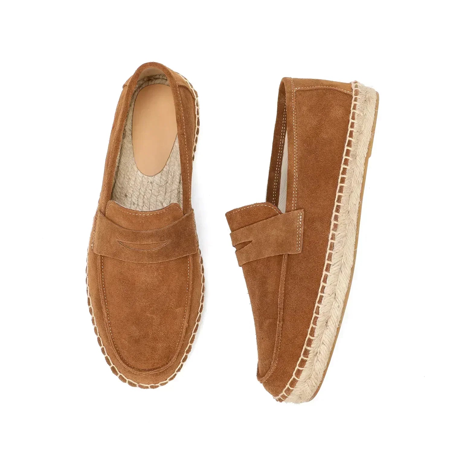 Eleganta espadrillos i mocka