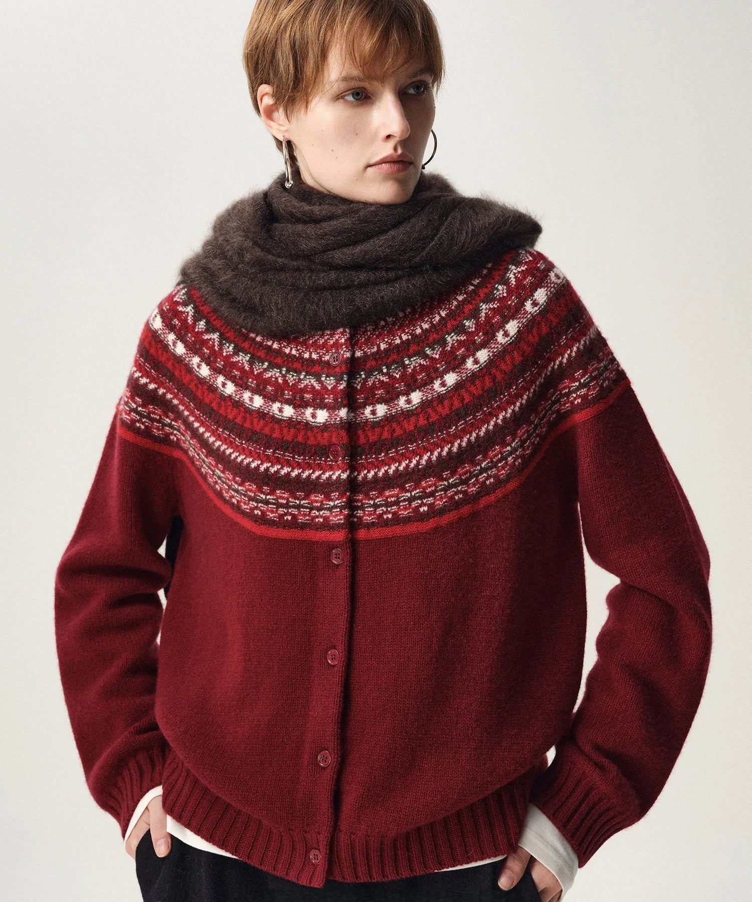 Nordisk Fair Isle Cardigan